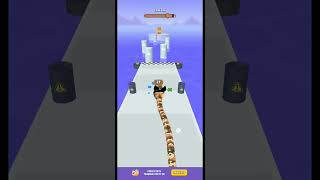 snake run race 3d running game 🐍 funny gameplay this puzzle#shorts