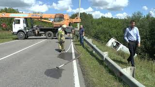 В ДТП с автобусом на трассе Пенза — Саранск пострадали 17 человек