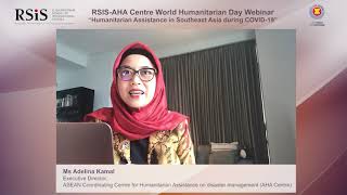 RSIS-AHA Centre World Humanitarian Day Webinar - 19 August 2020