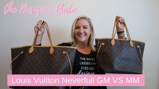 Louis Vuitton Neverfull MM vs GM Comparison