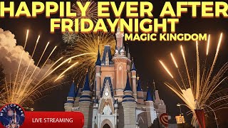 🔴 [LIVE]  Magic Kingdom Happily Ever After Friday Night Fireworks, Rides & FUN! 6-9-23