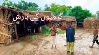 Visiting a Hindu Village In Heavy Rain | Villager People Routine In Rainey Days | Happy Rainey Day