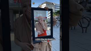 POV:When Your Friend Try Hijab &  can't stop Emotions #viral #shortsfeed #shorts