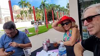 1.) Dueling Accordions in the Courtyard of the Boca Museum of Art - Sept.5th, 2024