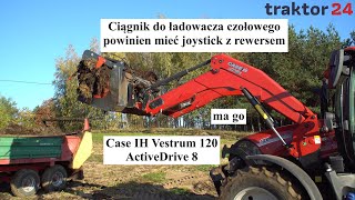 Ciągnik do ładowacza powinien mieć joystick z rewersem jak Case IH Vestrum #caseihagriculture