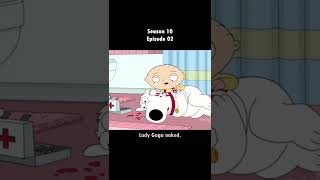 Brian is so lucky to see Lady Gaga in person! #shorts #familyguy #ladygaga