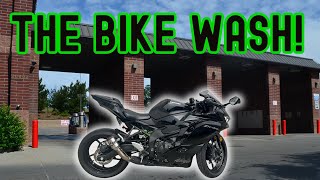 TAKING MY BIKE TO THE CAR WASH | 2024 KAWASAKI NINJA ZX4RR