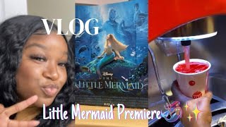 Come with us to The Little Mermaid Premiere💙🧜🏽‍♀️| VLOG…went crazier than the kids 😭