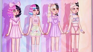 what if melanie martinez eras were barbie dolls??