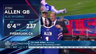 Buffalo Bills Josh Allen Spoofs "Draft Day" Movie