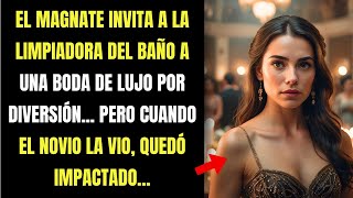 EL MAGNATE INVITA A LA LIMPIADORA DEL BAÑO A UNA BODA DE LUJO POR DIVERSIÓN. PERO CUANDO EL NOVIO...