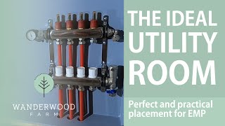 Ideal UTILITY ROOM layout for Electrical, Mechanical, & Plumbing (077)