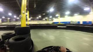 Racing GoKarts at Full Throttle