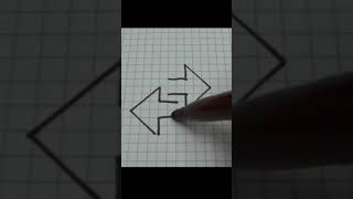 3D drawing by pen 1/1 #shorts #drawing #tiktok