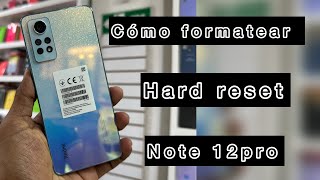 como FORMATEAR XIAOMI note 12pro [ hard reset ] como restaurar de fabrica modo recovery