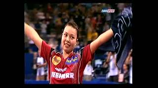 European Table Tennis Championships 2009 Womens Final Jiaodu Wu vs petsotska