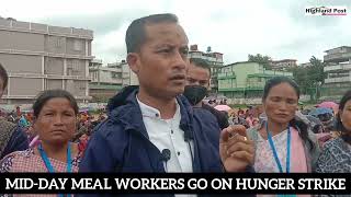 Mid-day meal workers go on hunger strike