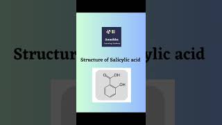 || Structure of Salicylic acid || Anushka Learning Academy ||#salicyclicacid #acid #structure #learn