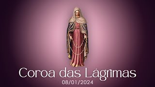 COROA DAS LÁGRIMAS - 08/01/2024 - REZE CONOSCO!