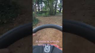 Trateur tondeuse je monte la suite du Terrain