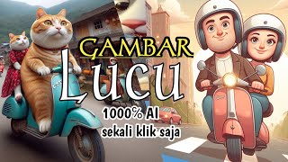 cara membuat gambar lucu dengan AI