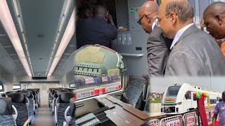 Akuffo Addo Tours the Ultramodern TRAIN  in Ghana. Watch the full specs and Operations of the Train