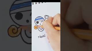 Draw One Piece Straw Hat Flag Luffy Zoro Nami Ussop Sanji