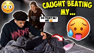 CAUGHT BEATING MY MEAT PRANK ON CHANTEL! 🥵 **She Wanted To..**