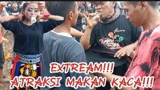 EXTREAM ❗ Atraksi Makan Kaca  Ebeg Turonggo Jati Sari Tire-X Live Gambarsari Kemangkon Purbalingga