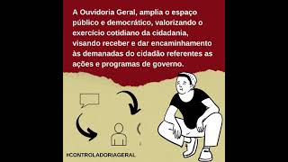 Você sabia que a Controladoria-Geral do Estado possui um canal de Ouvidoria?