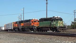 BNSF Fallen Flags and UP Action across Aggieland!