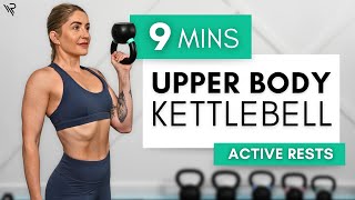 9 Min Upper Body Active Rests (No Stopping) | Intermediate Workout