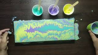 how to make a silicone oil fluid art #5 | for beginners