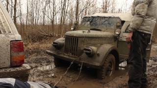 Богуслав 12.03.2017 _ Покатухи в Багні - Нива_Х2/ГАЗ69/Grand Cherokee