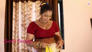 Saree | How to fix open pallu saree  by poonam tiwari | Saree draping | saree wearing sneha beauty