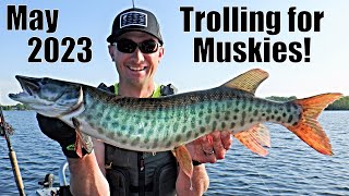 Indiana Kayak Fishing: Trolling for Muskies! 5/25/23