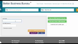 How to log in to your BBB Business Profile