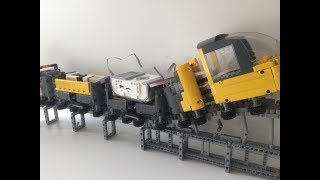 Lego Mindstorms EV3 Monorail - Up/Down Slope V2.0 - FAIL