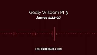 Godly Wisdom Pt 3 | James 3:13-18