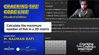 How To Calculate The Number Of Fish In A 2D Matrix