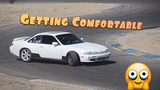 Drifting my BONE STOCK 240sx S14