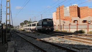 Tarde de trenes en el PN de Benifaió 2021