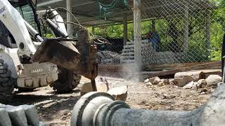 Bobcat jack hammer work