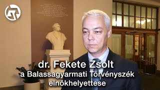 Vezetői kinevezés dr. Fekete Zsolt