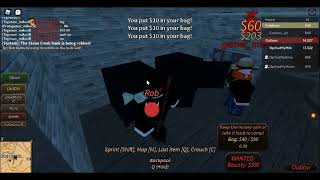 Roblox WestBound Gameplay - Money speedrun and robing banks.