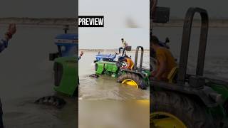 TRACTOR IN RIVER//NISHU DESHWAL#automobile#nishudeshwal#viral#shorts