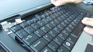 How to remove / replace a Dell D520 laptop keyboard.