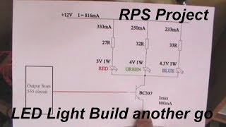 LED Light Build  # Part 2 (Another go)