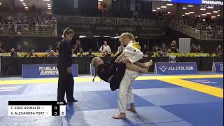 Kinsley Porter IBJJF PAN KIDS Quarter-final