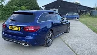 Mercedes C300de AMG estate blue 2019 for sale @Auto 2000 Epping